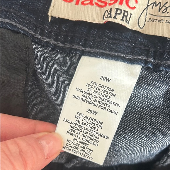 Women's embroidered Capri jeans - Picture 5 of 5